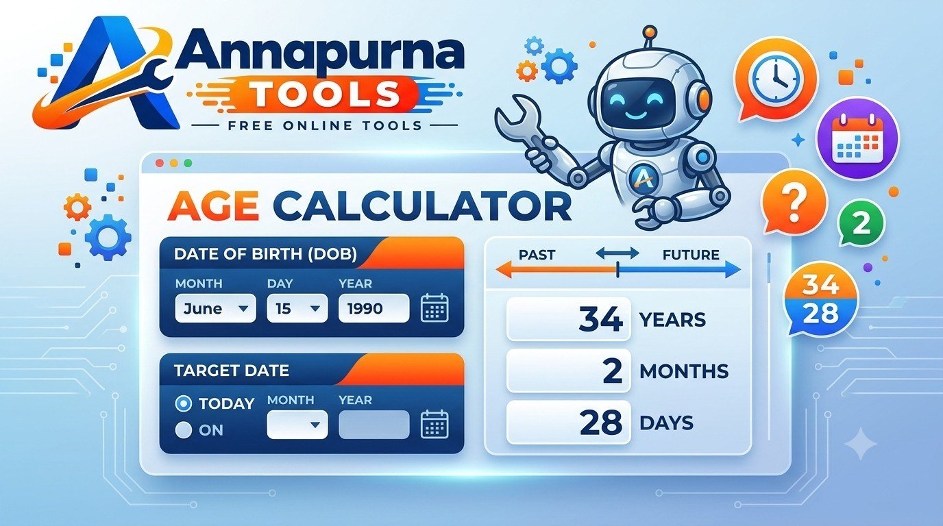 Age Calculator | Calculate Exact Age in Years, Months & Days