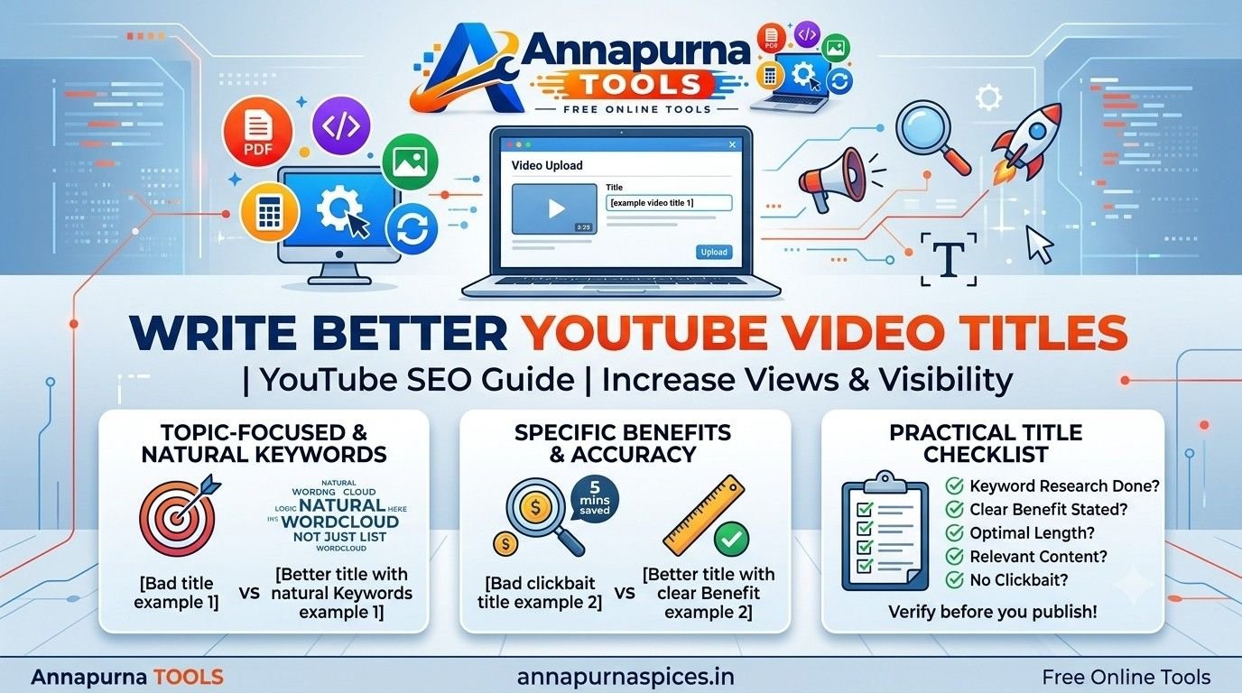 How to Write Better YouTube Video Titles | YouTube SEO Guide