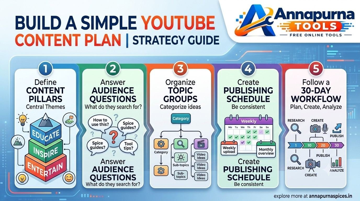 How to Build a Simple YouTube Content Plan | Channel Strategy Guide