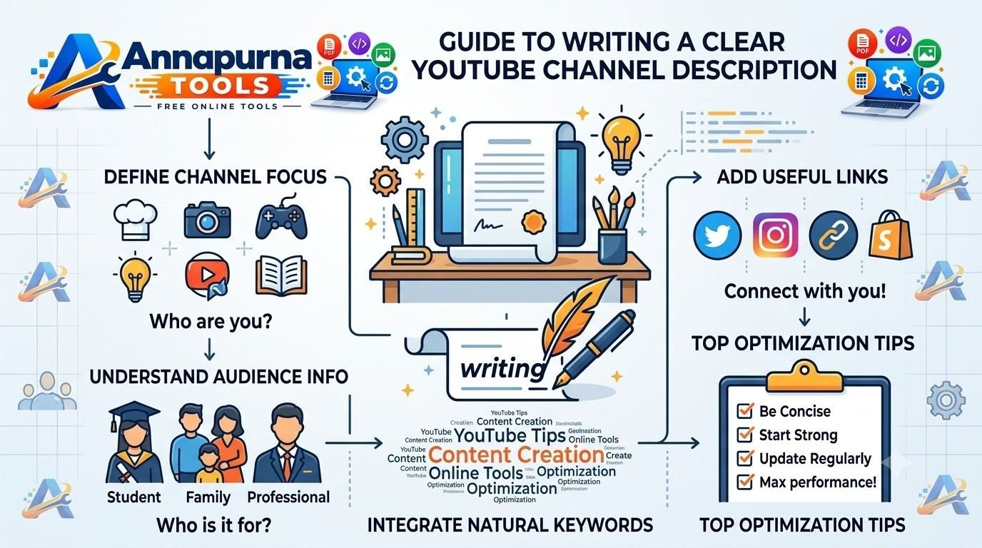 How to Write a Clear YouTube Channel Description | Guide