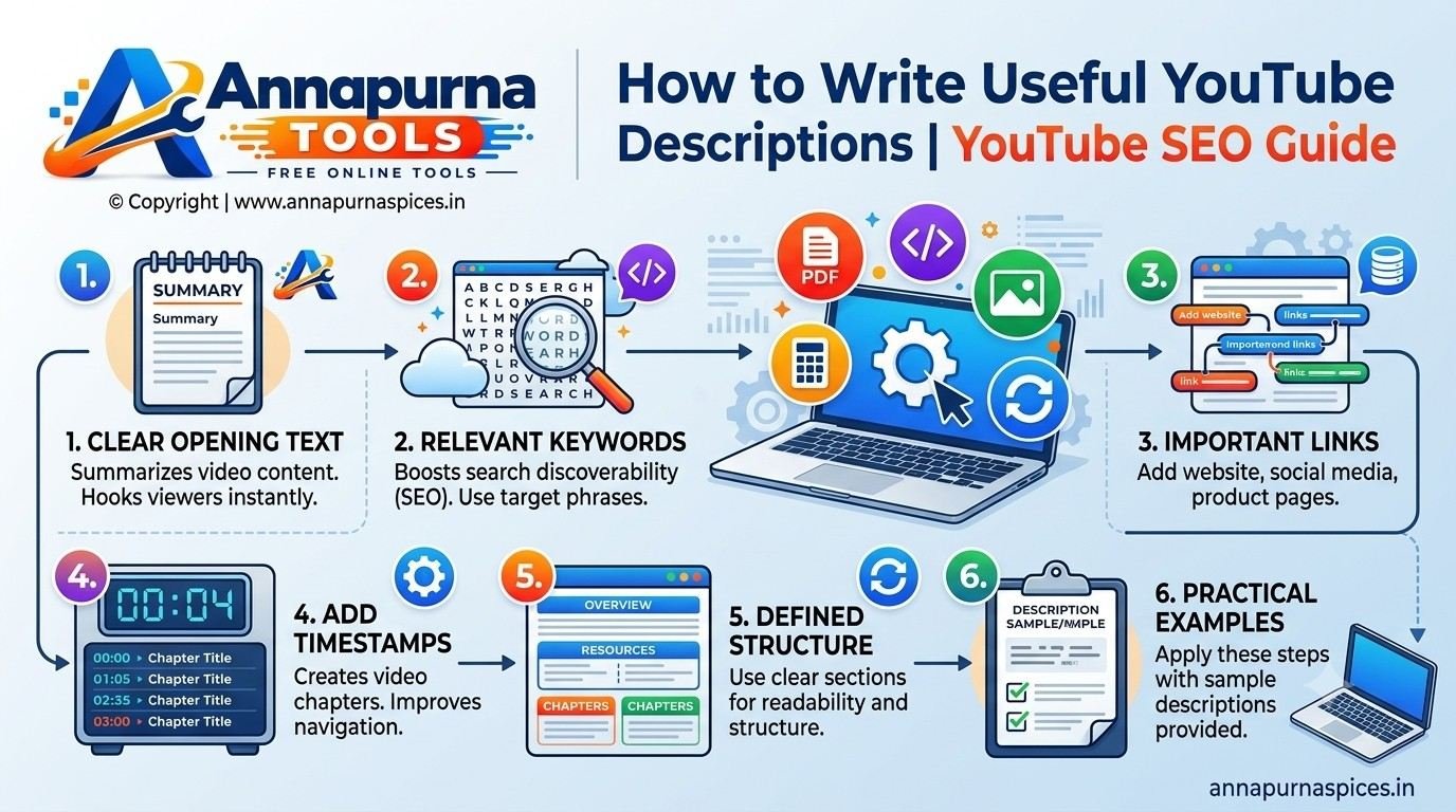 How to Write Useful YouTube Descriptions | YouTube SEO Guide