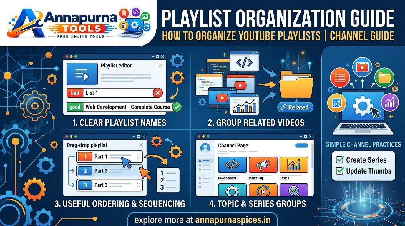 How to Organize YouTube Playlists | Channel Organization Guide