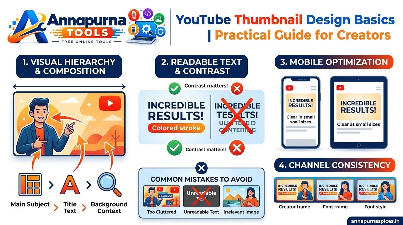 YouTube Thumbnail Design Basics | Practical Guide for Creators
