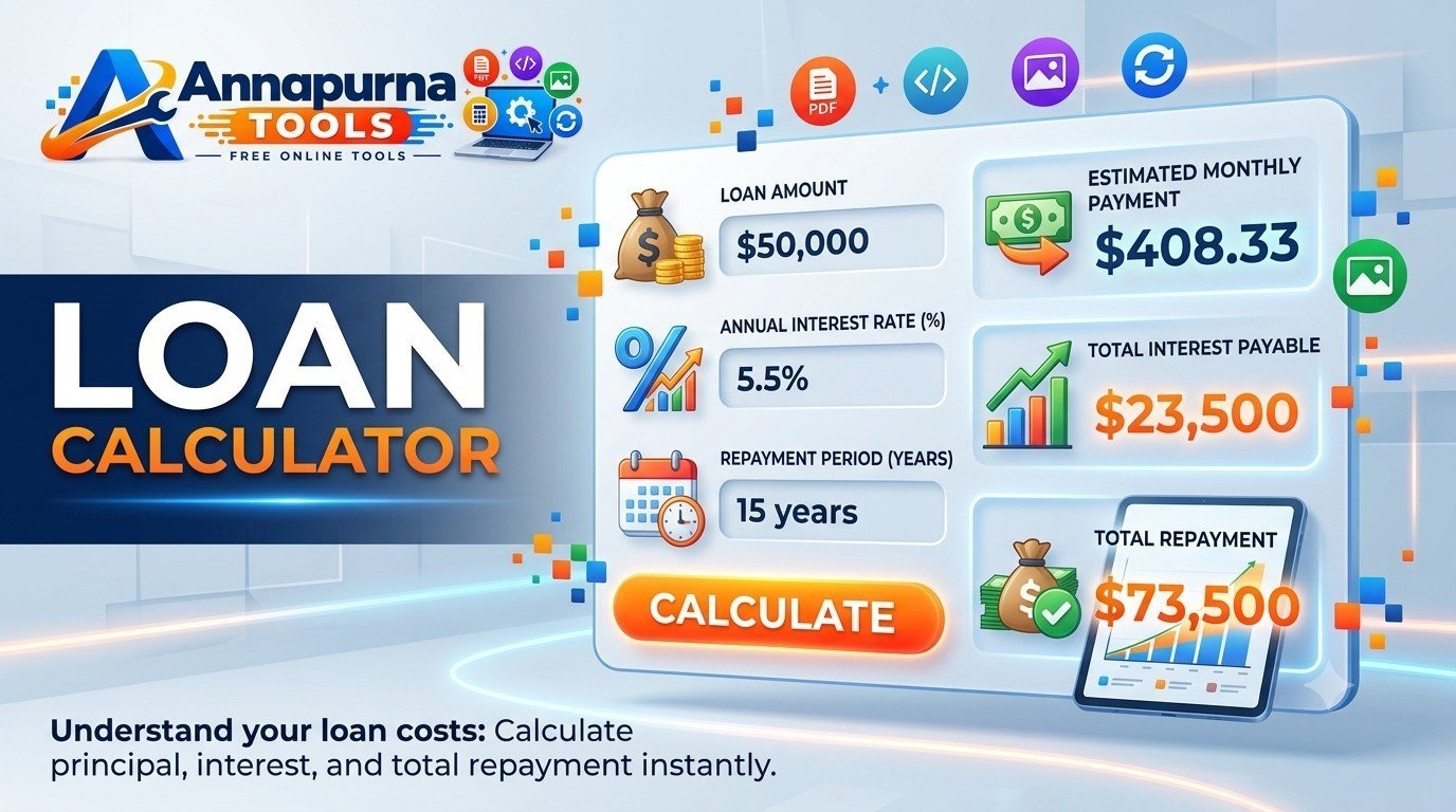 Loan Calculator - Monthly Payment & Interest Calculator