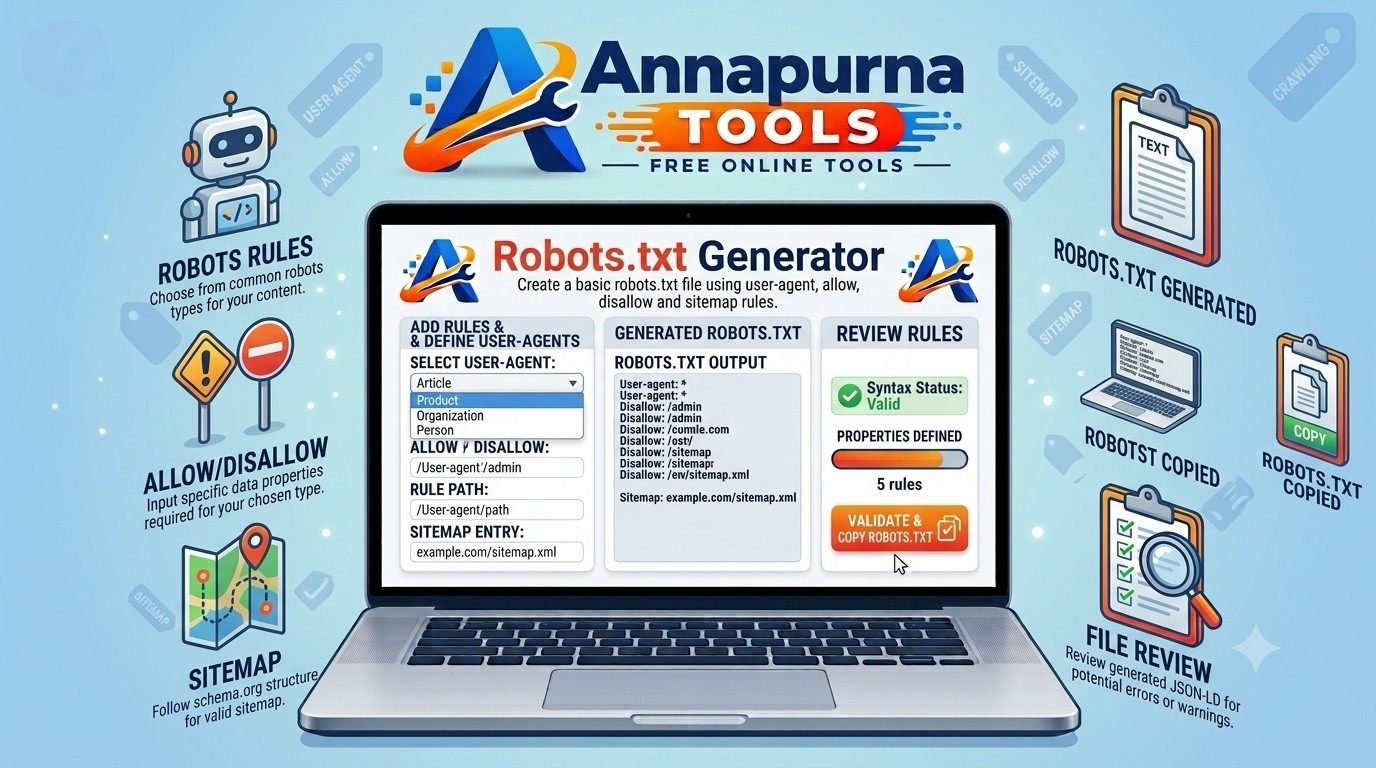 Robots.txt Generator Online - Create Robots.txt File